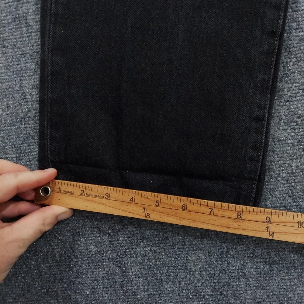 Levis 501 Jeans Mens Fits 36x31 Black Dark‎ Wash Regular Straight Button Fly